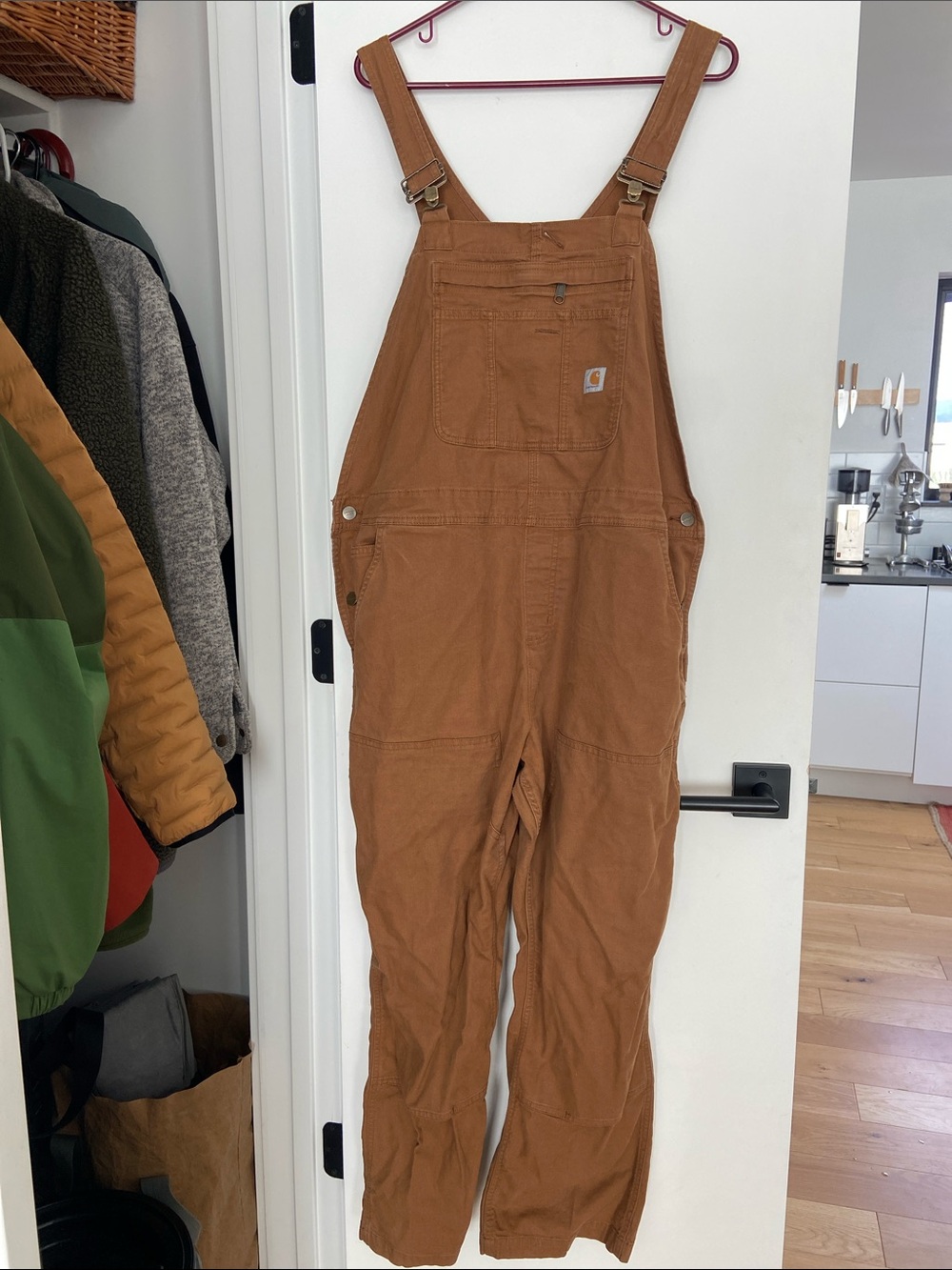 Carhartt Copper Brown Workwear Overalls